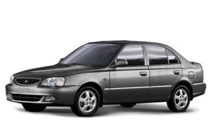 Текстильные коврики на HYUNDAI ACCENT 2000->